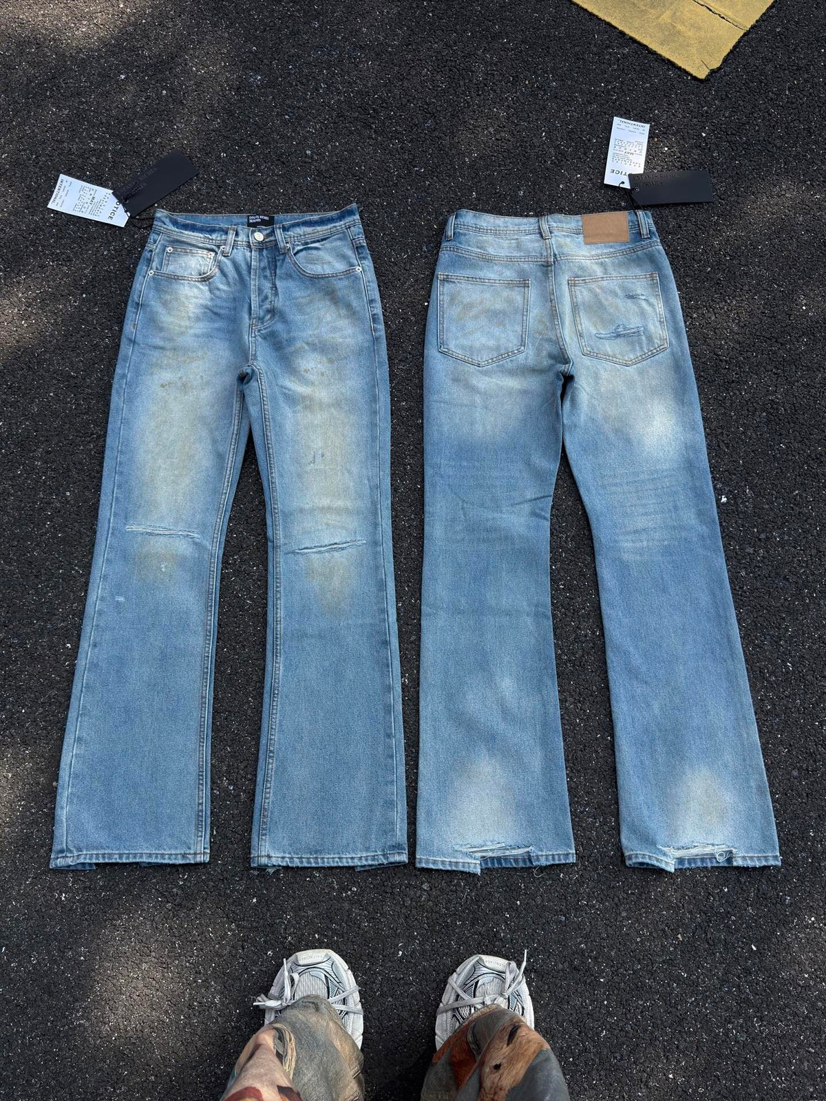 ERD Melancholy Vintage Razor Cut Flare Jeans