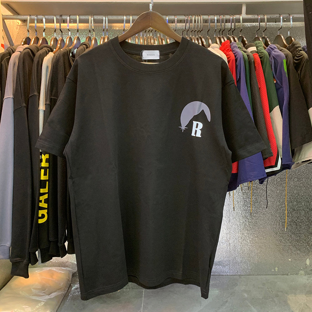Rhude Moonlight Black Moonprint T-shirt
