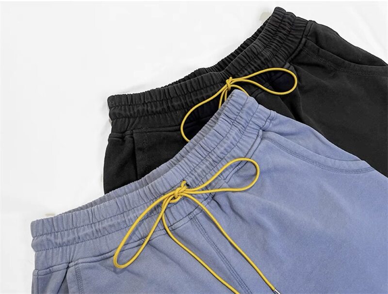 Rhude Embroidered letter drawstring shorts