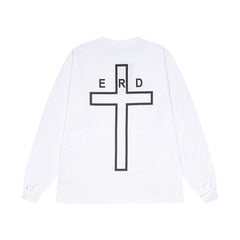 ERD Inspired Classic Slogan Number Cotton Longsleeve Tee