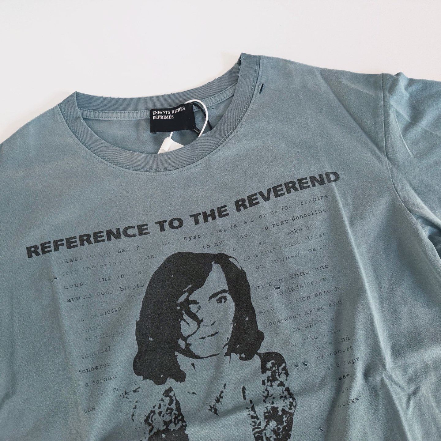 ERD Style Unisex Oversized Washed Graphic Tee