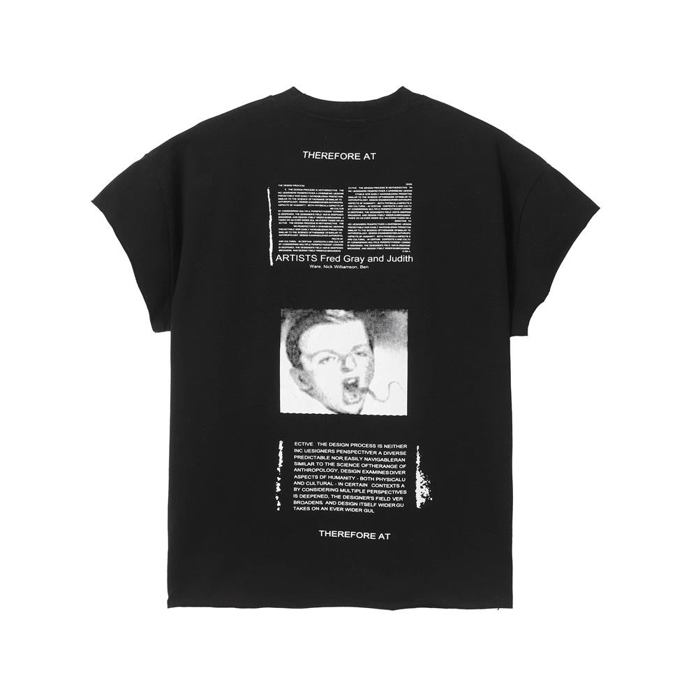 ERD Premium Smoke Graphic Print Loose Tee