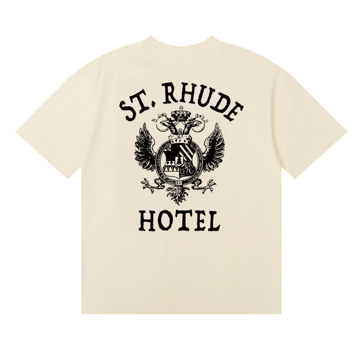 Rhude Hotel Totem Print Short-Sleeved T-shirt