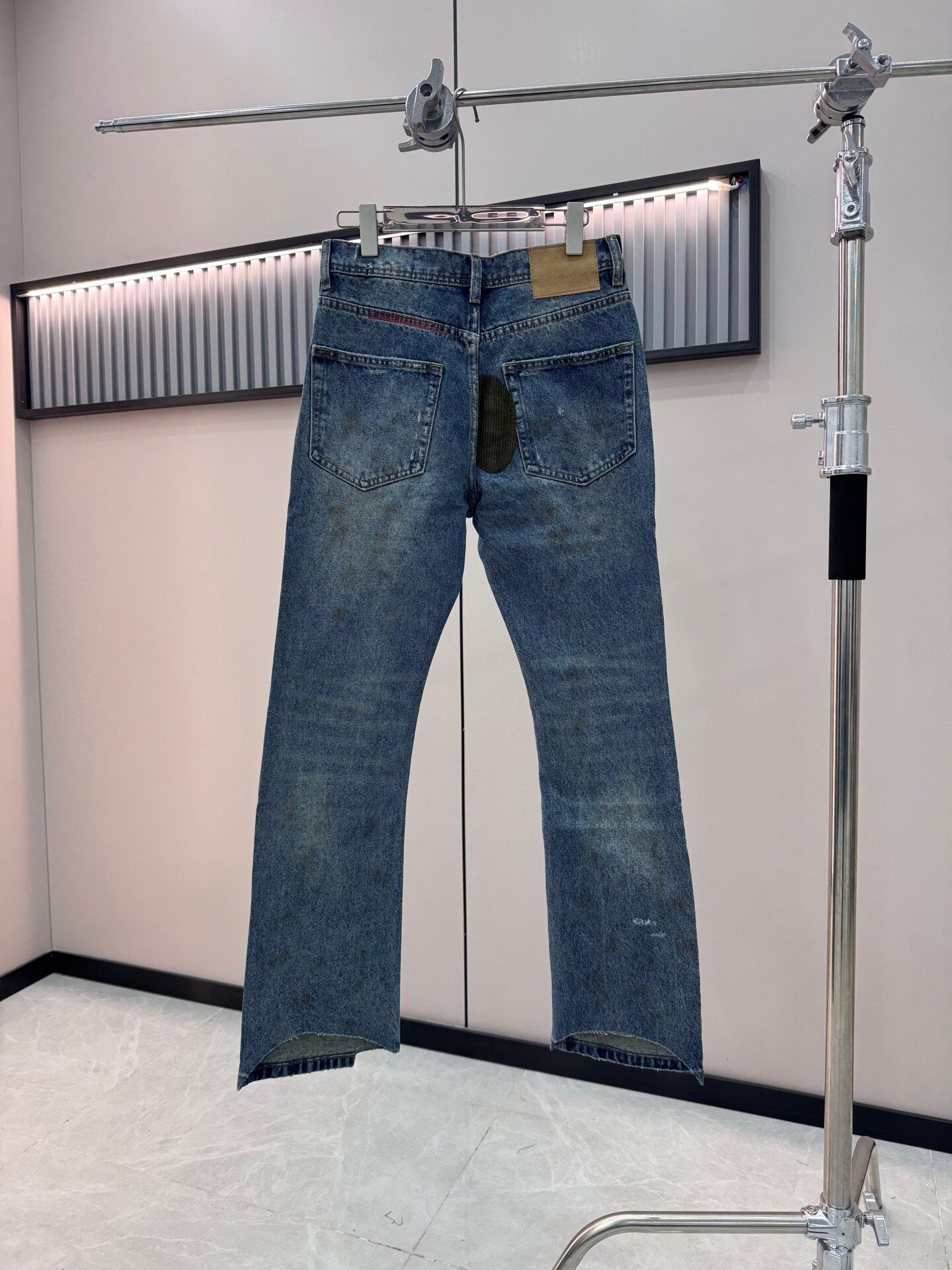 ERD melancholic Vintage Embroidered Straight Slim Pants