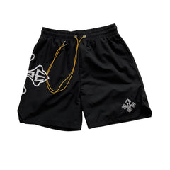 Rhude Hip-hop brand letter-print short