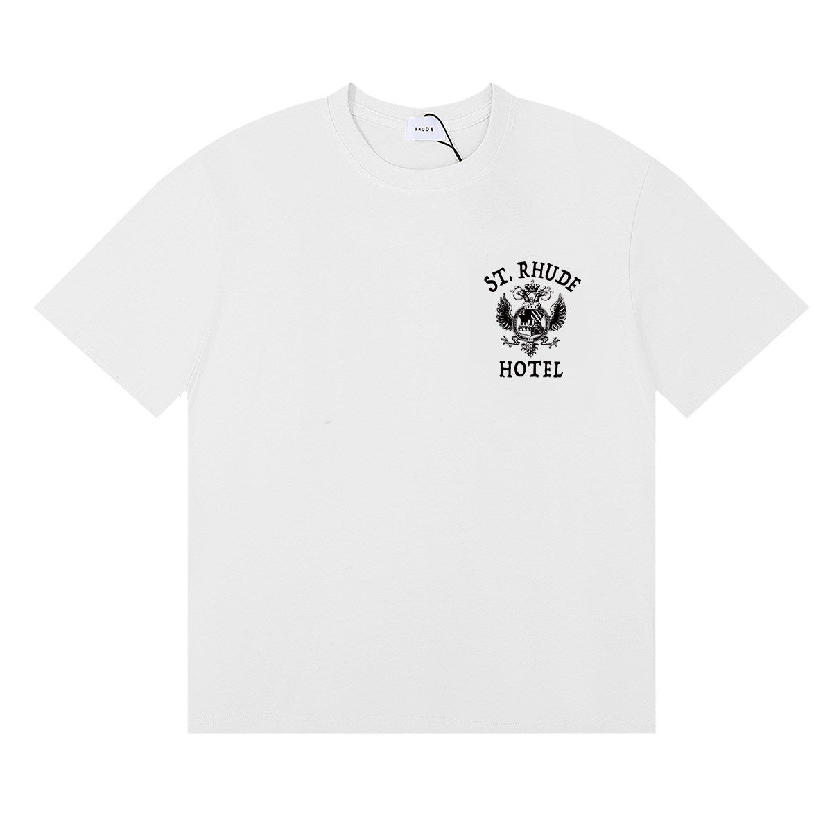 Rhude Hotel Totem Print Short-Sleeved T-shirt