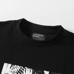 ERD Premium Smoke Graphic Print Loose Tee