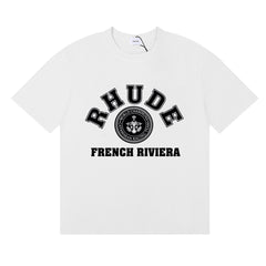 Rhude French Riviear print cotton T-shirt