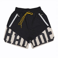 Rhude High Street Patchwork Shorts
