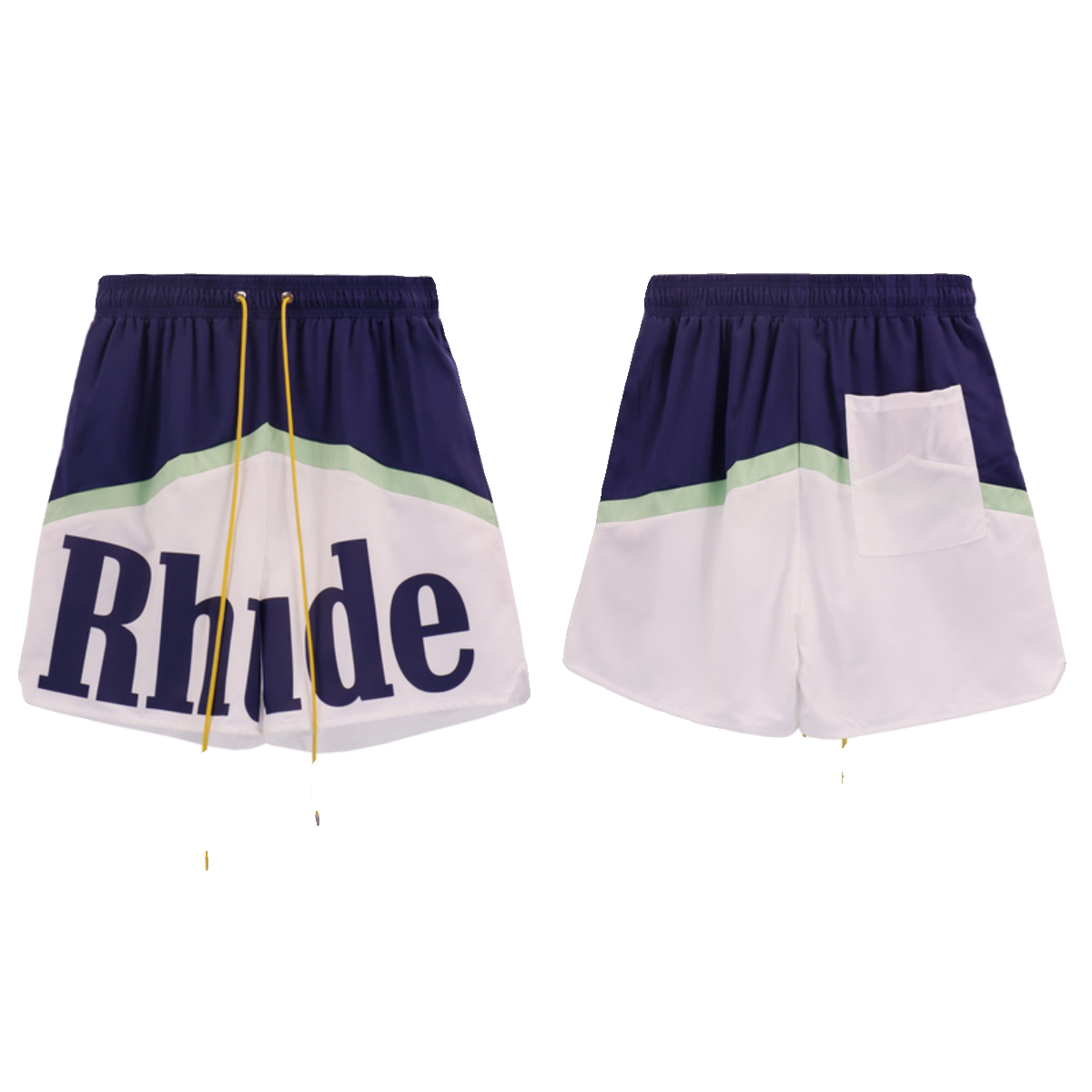 RHUDE Color Block Basketball Quick Dry Summer Shorts