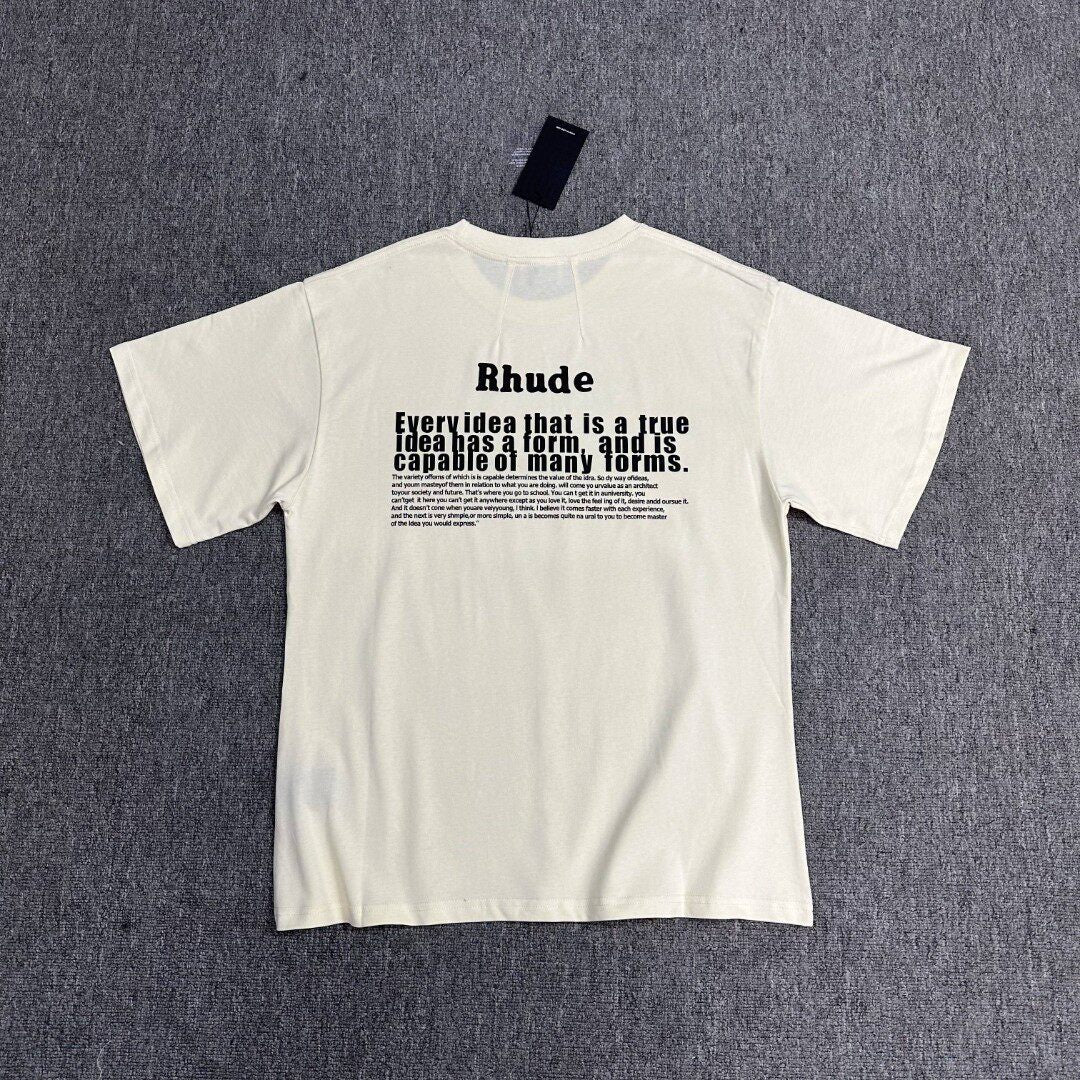 Rhude For your falling short-sleeved T-shirt