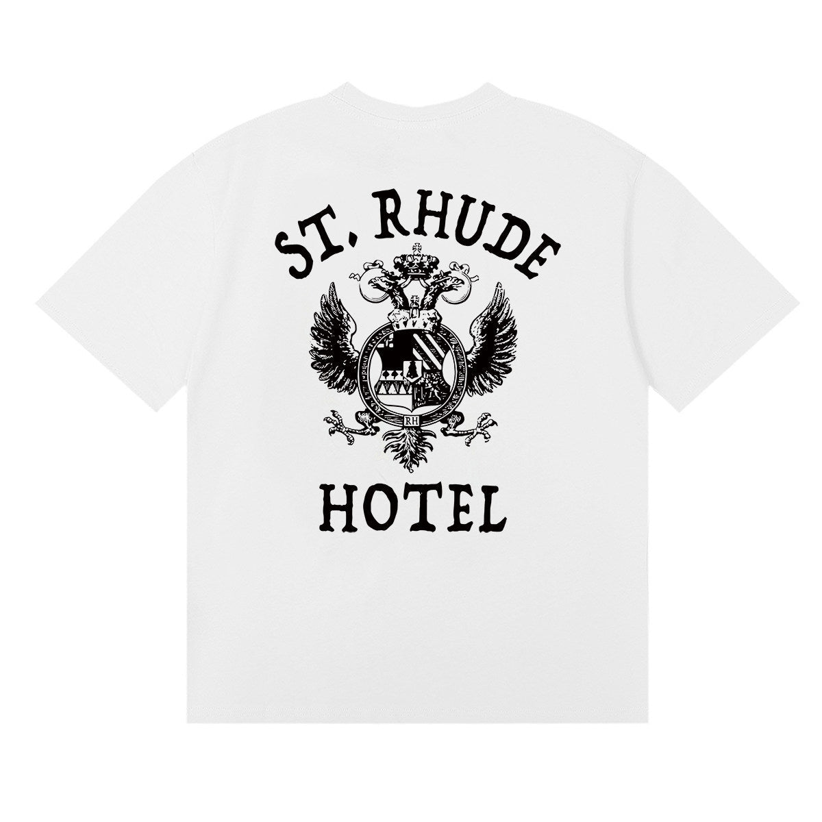 Rhude Hotel Totem Print Short-Sleeved T-shirt