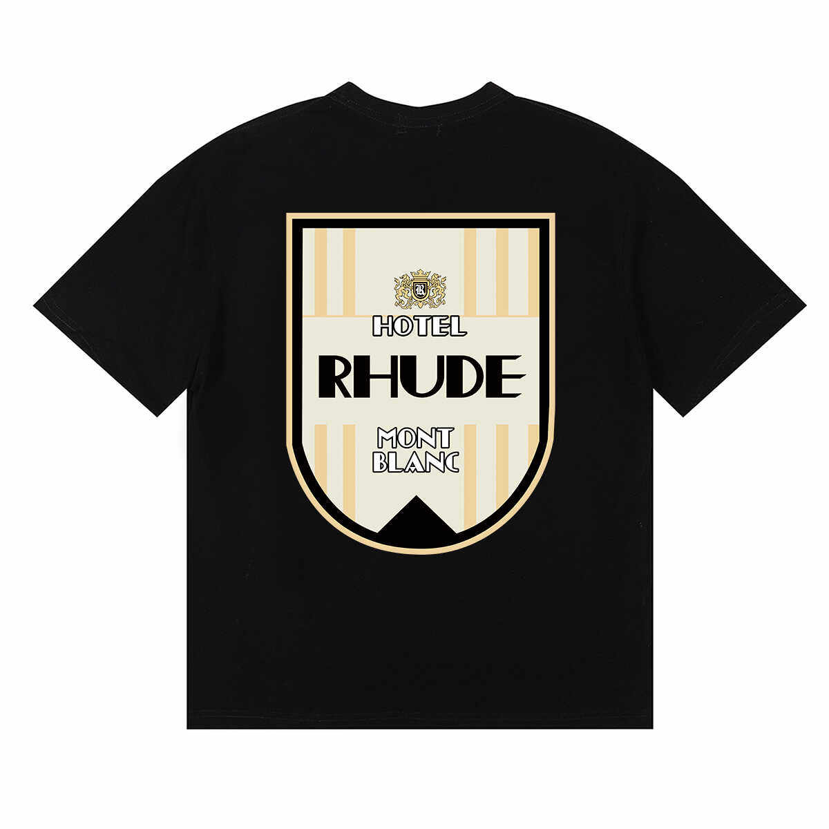 Rhude Mont-Blanc Hotel Commemorative Couple T-shirt