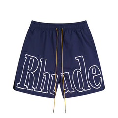 Rhude Classic letter print shorts