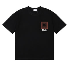 RHUDE Summer Maze Graphic Printed Oversized Cotton Tee