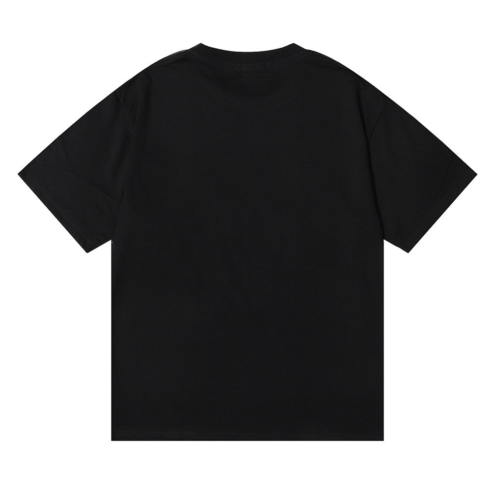 Rhude Sunset Beach Print Cotton T-Shirt