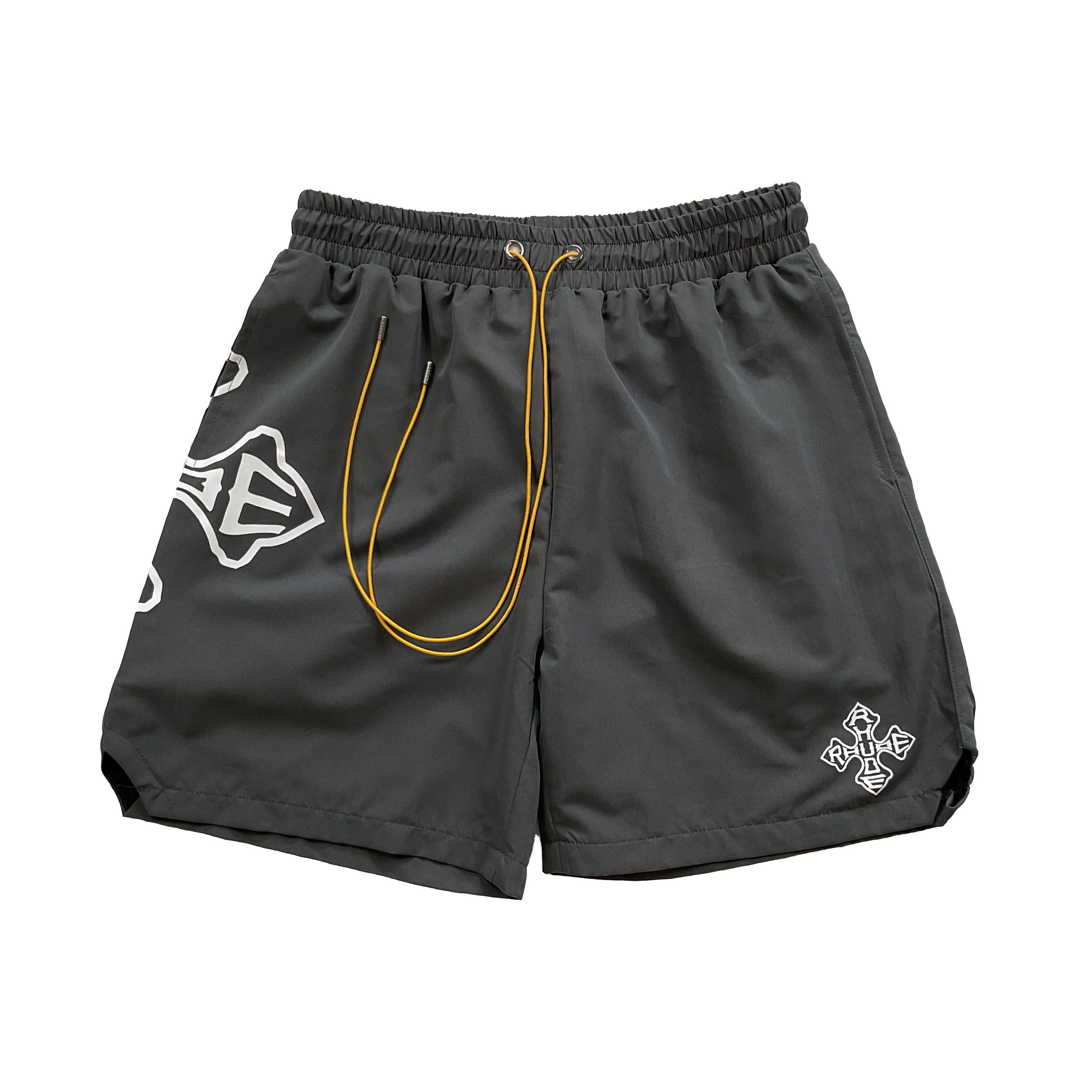 Rhude Hip-hop brand letter-print short
