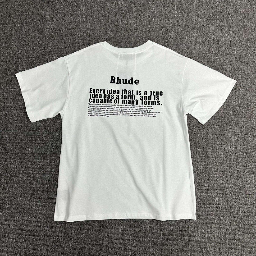 Rhude For your falling short-sleeved T-shirt
