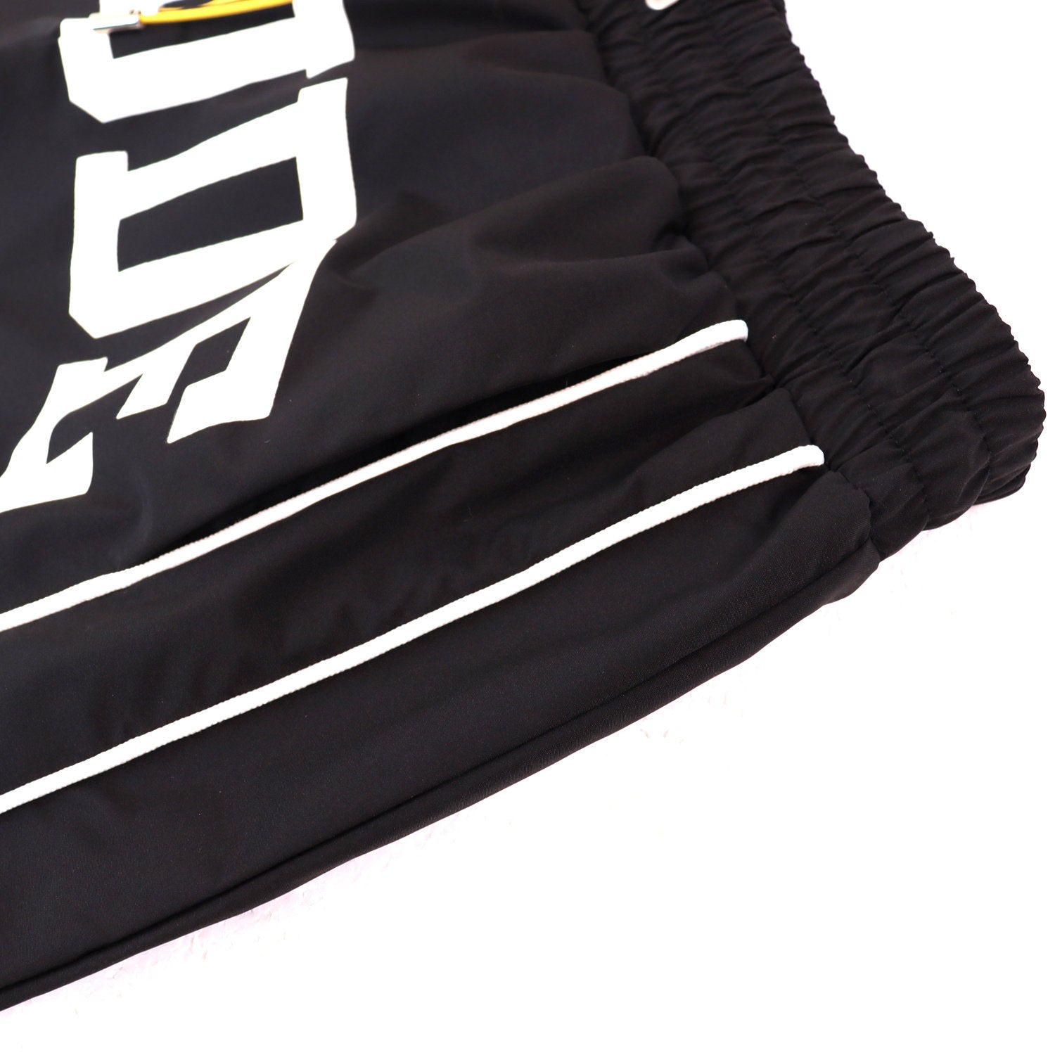 Rhude Printed retro drawstring color-block casual shorts