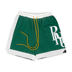 Rhude Summer New Color-Plaid Big Logo Print Short Pants