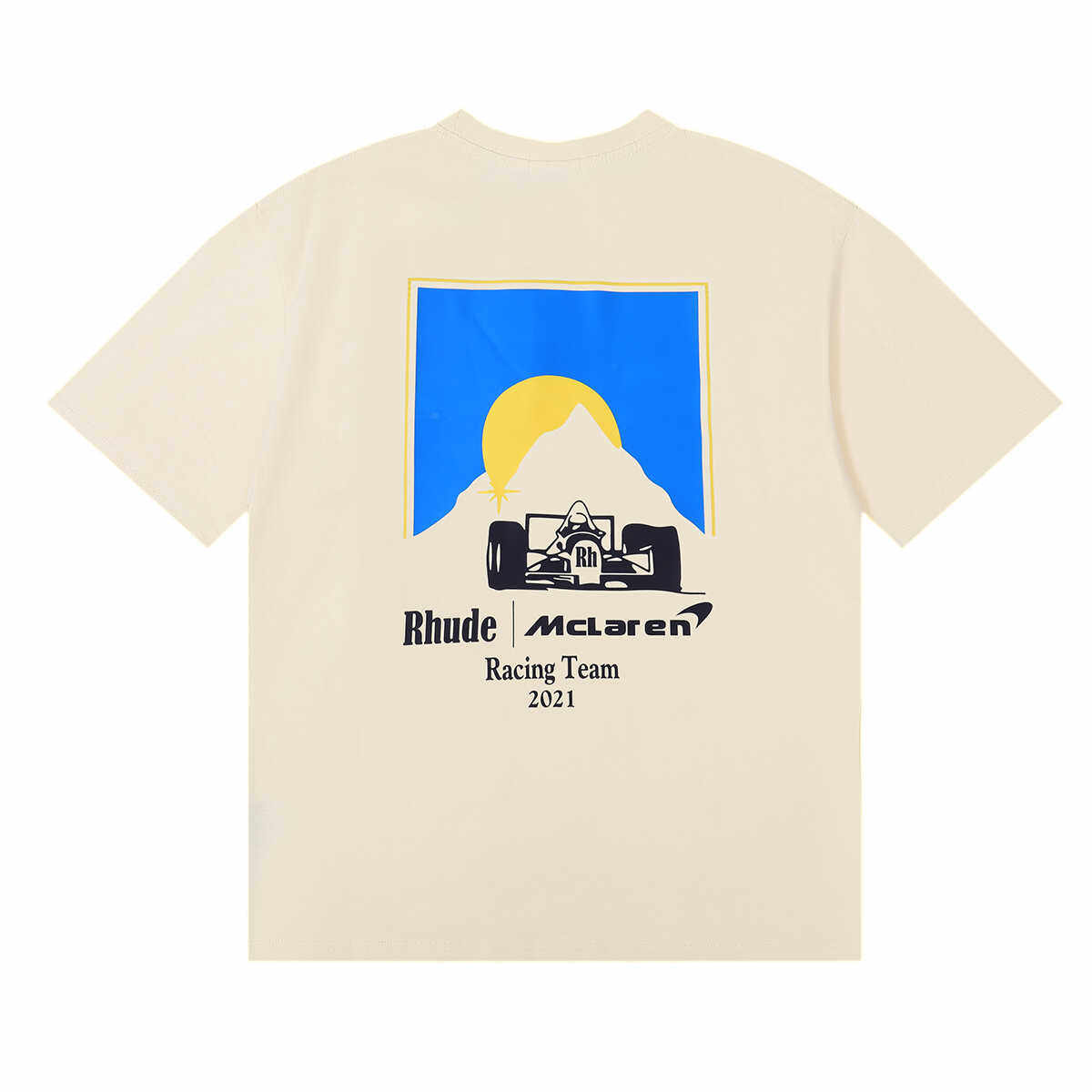 Rhude McLaren print short-sleeved T-shirt