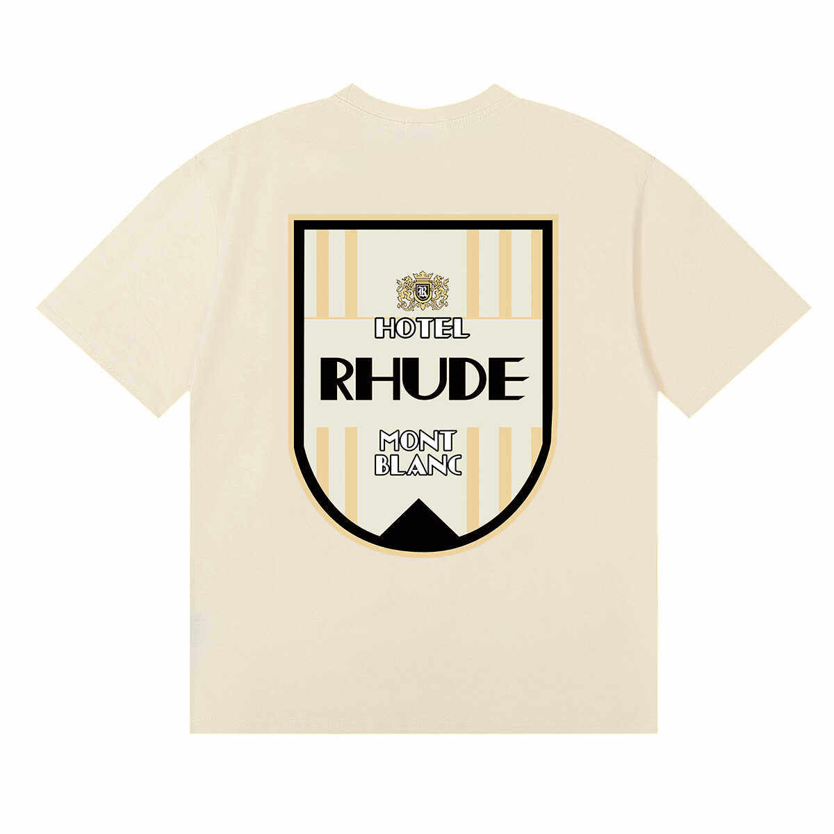 Rhude Mont-Blanc Hotel Commemorative Couple T-shirt