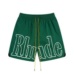 Rhude Classic letter print shorts