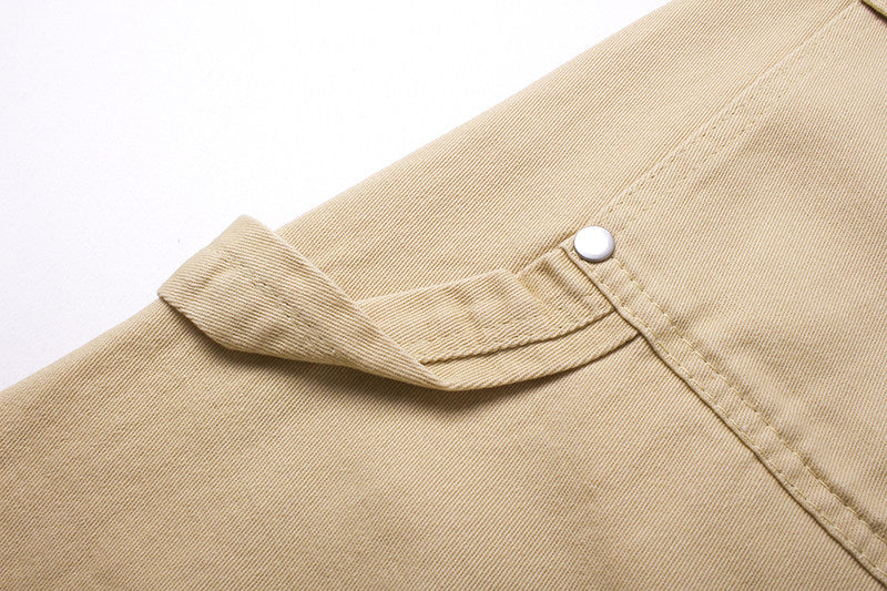 Rhude Hip-hop trend fashion wash denim cargo shorts