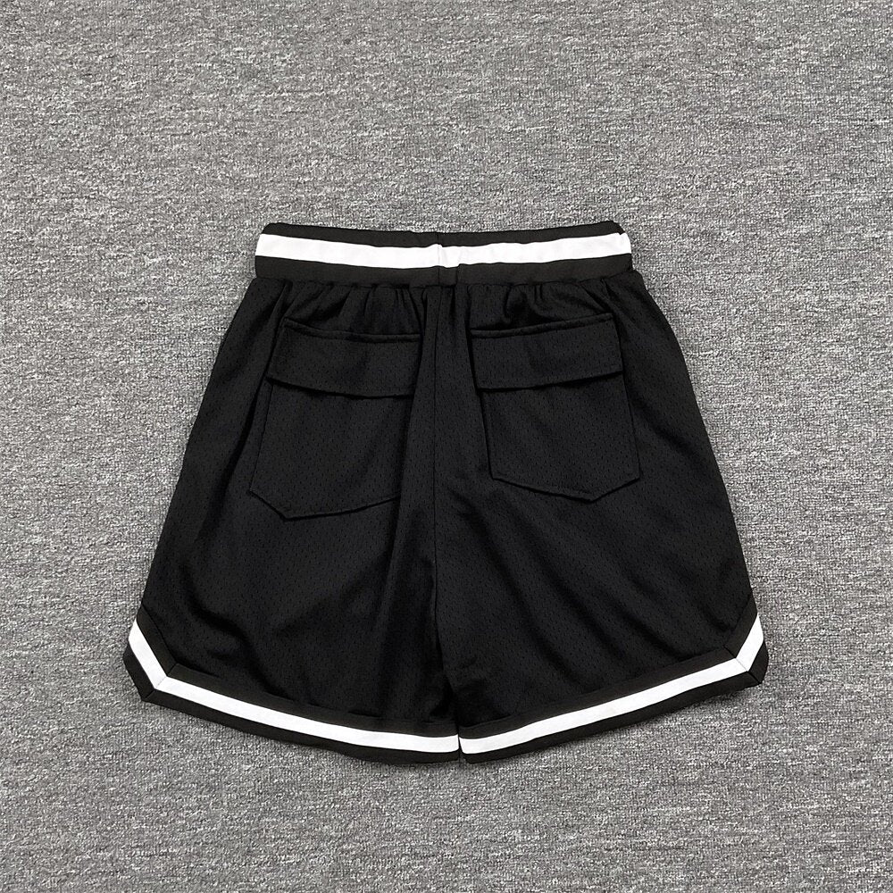 Rhude Printed basketball pants, casual shorts