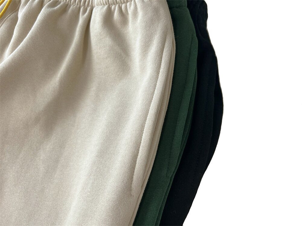 Rhude Embroidered Letter Logo Summer Cotton Shorts