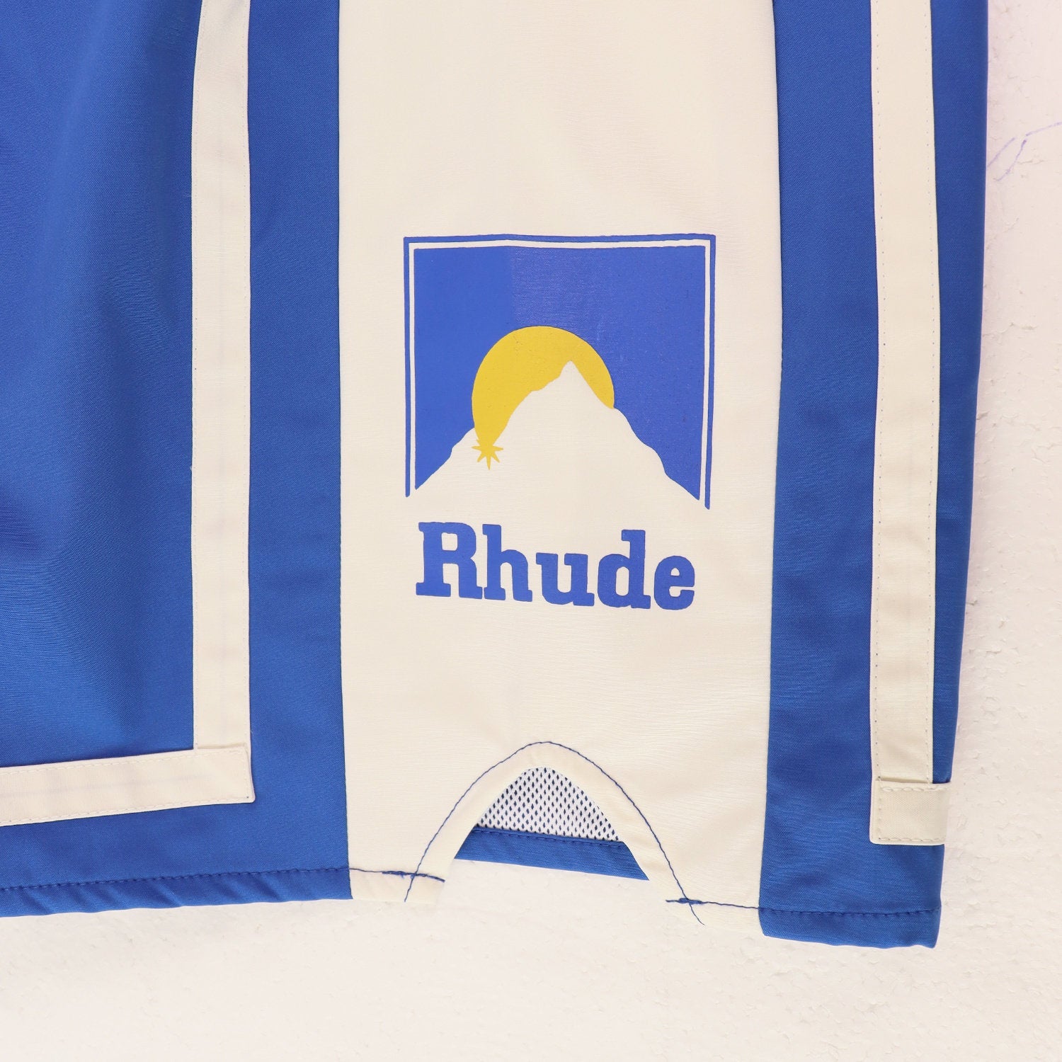 Rhude Panel Logo Short - Sunset Print Colorful Shorts