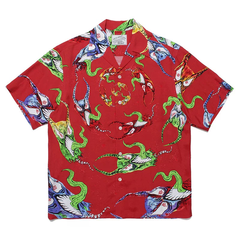 WACKOMARIA 7th Neckface Graffiti Hawaiian Shirt