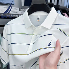 Nautica Luxury Mulberry Silk 300g Heavyweight Polo