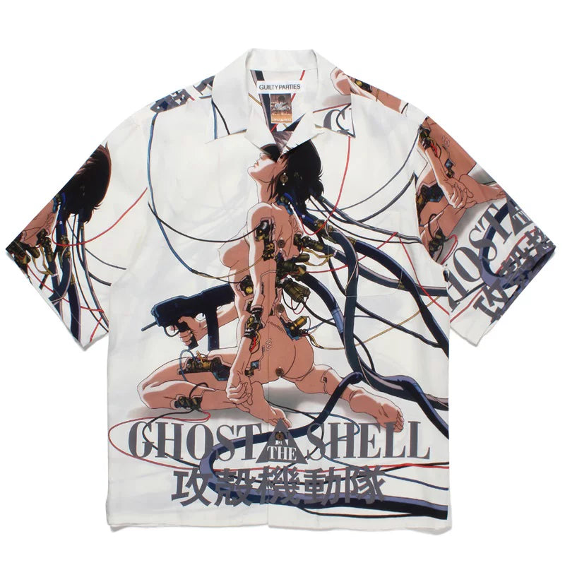 WACKO MARIA tyle Anime Cyberpunk Hawaiian Shirt