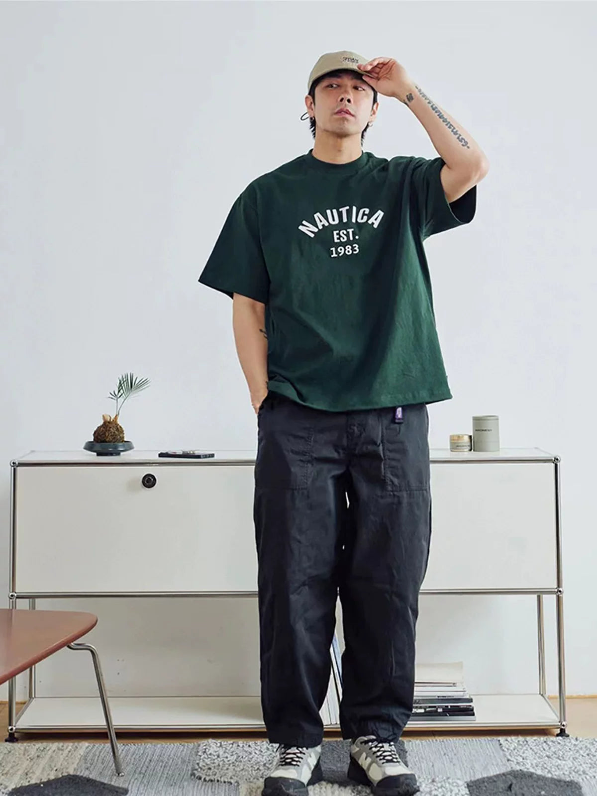 Madness Style Heavyweight Cotton Embroidered Casual Tee