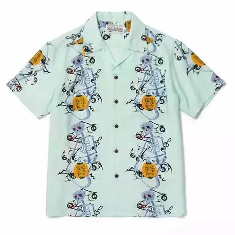WACKO MARIA 18SS Reaper Eyes Hawaiian Shirt