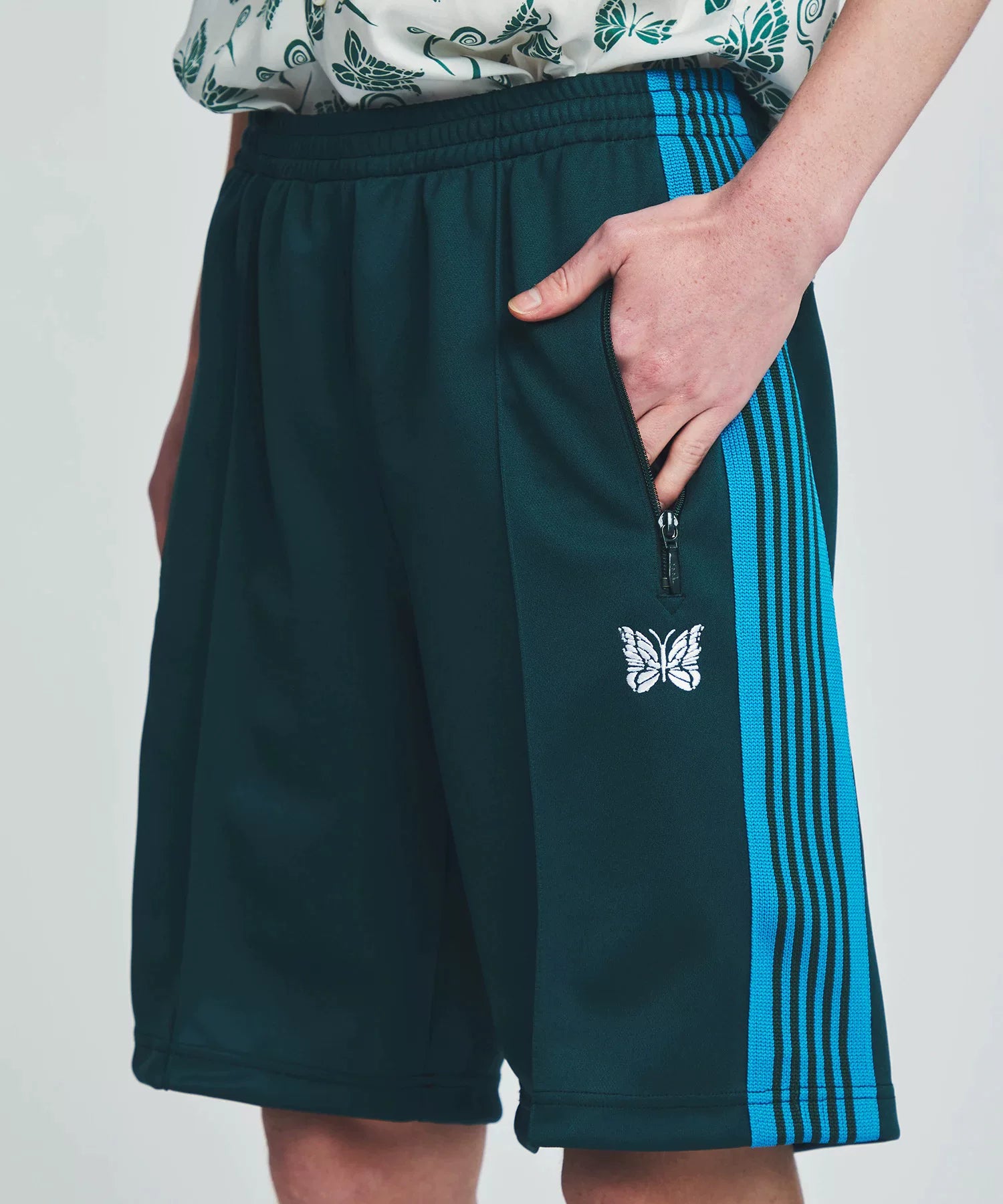 Needles Style Retro American High Street Track Shorts
