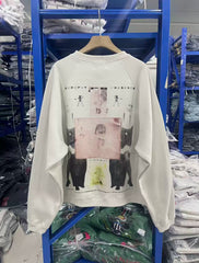 ERD Inspired American Hip Hop Oversized Fleece Sweatshirt