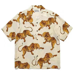 WACKO MARIA  Japanese Dragon Tiger Casual Shirt