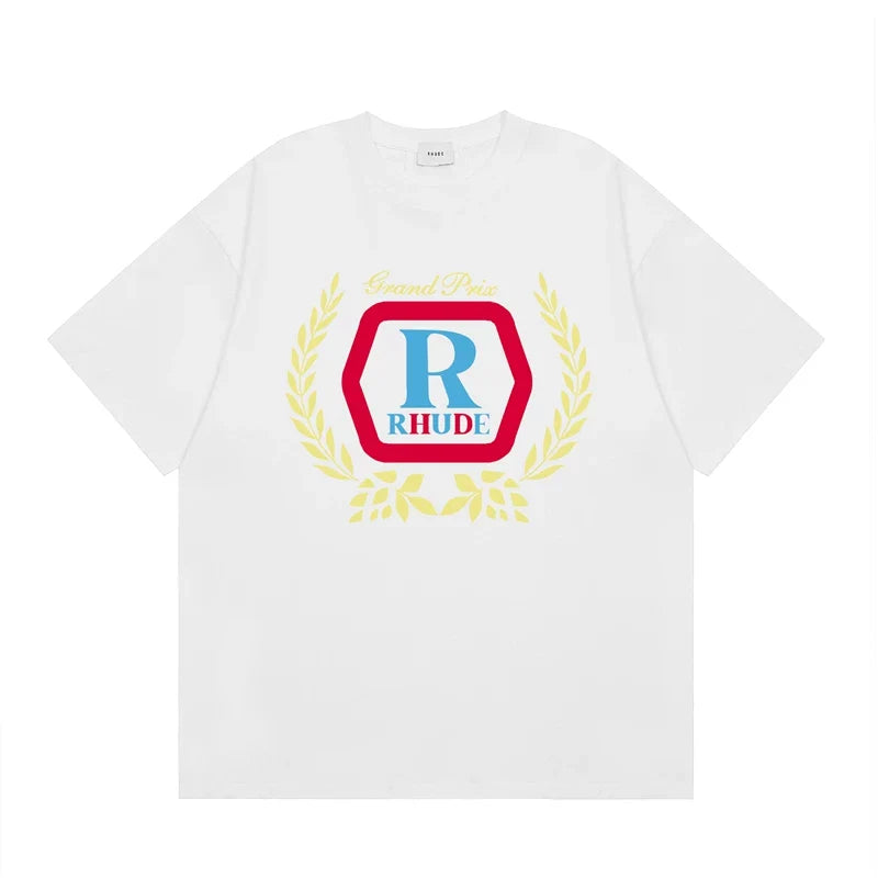 RHUDE High Street Oversized Graphic Pure Cotton T-Shirt
