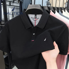 Nautica Style Pique Cotton Cooling Breathable Polo