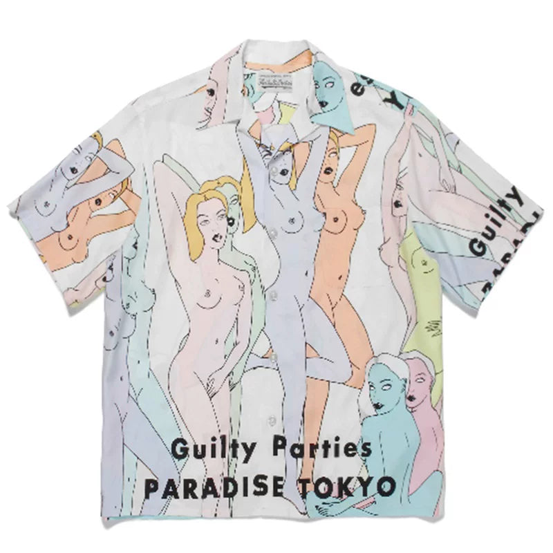 WACKO MARIA x Moriyama Avenue Photo Graphic Camp Shirt