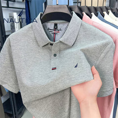 Nautica Style Pique Cotton Cooling Breathable Polo