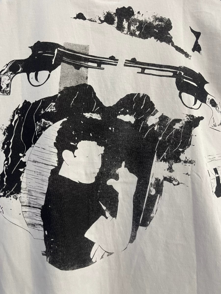 ENFANTS RICHES DEPRIMES Abstract Graphic Sleeveless Tee Shirt