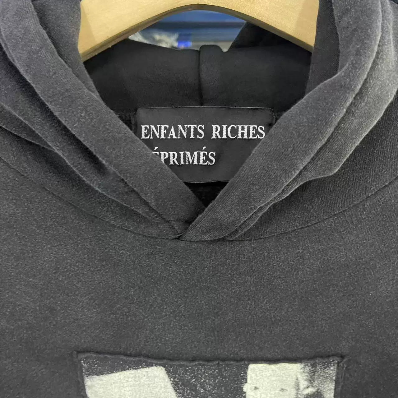 Enfants Riches  High Street Gothic Portrait Graphic Black Hoodie