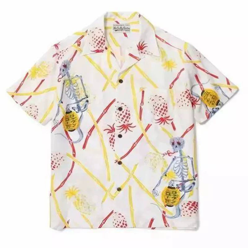 WACKO MARIA 18SS Reaper Eyes Hawaiian Shirt