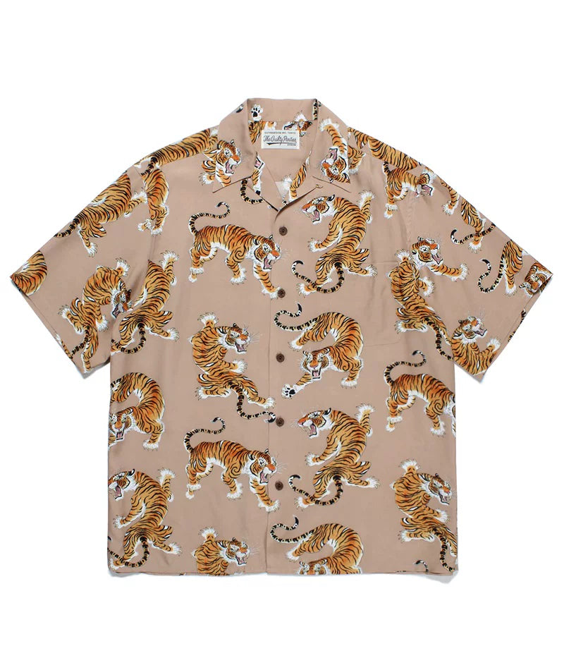 WACKO MARIA  Japanese Dragon Tiger Casual Shirt