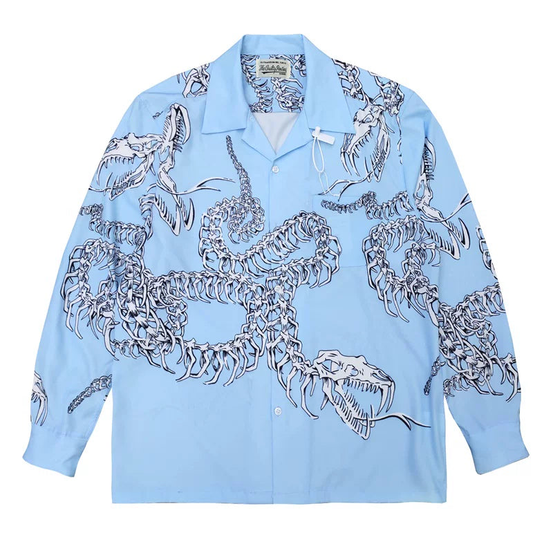 WACKO MARIA Tim Lehi Dragon Skull Long Shirt
