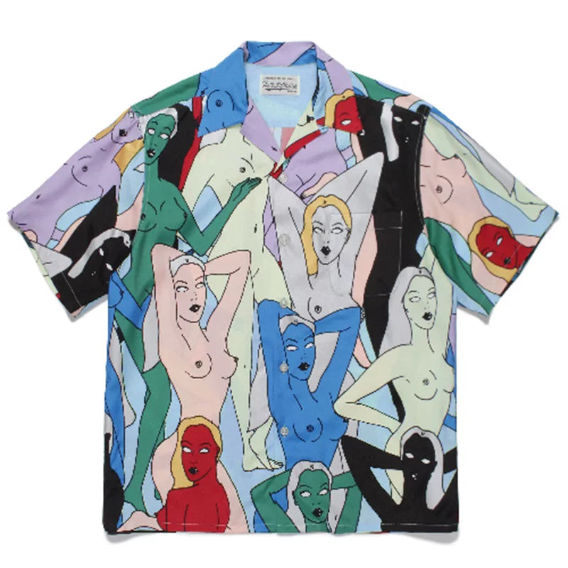 WACKO MARIA x Moriyama Avenue Photo Graphic Camp Shirt