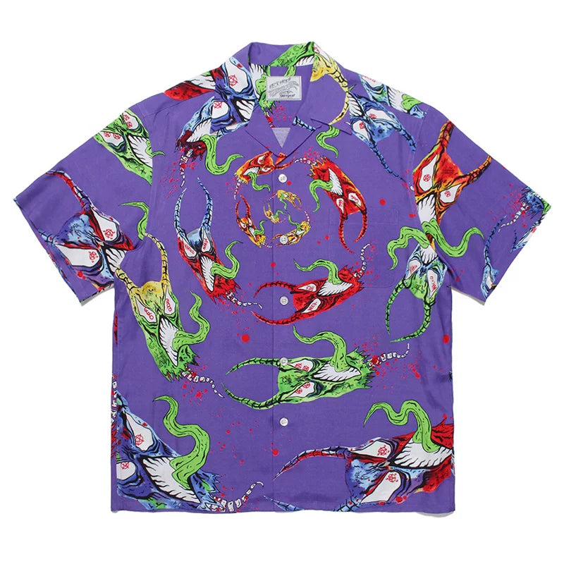 WACKOMARIA 7th Neckface Graffiti Hawaiian Shirt